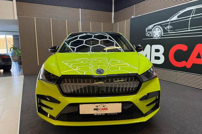 Grøn Skoda Enyaq fra 2022
