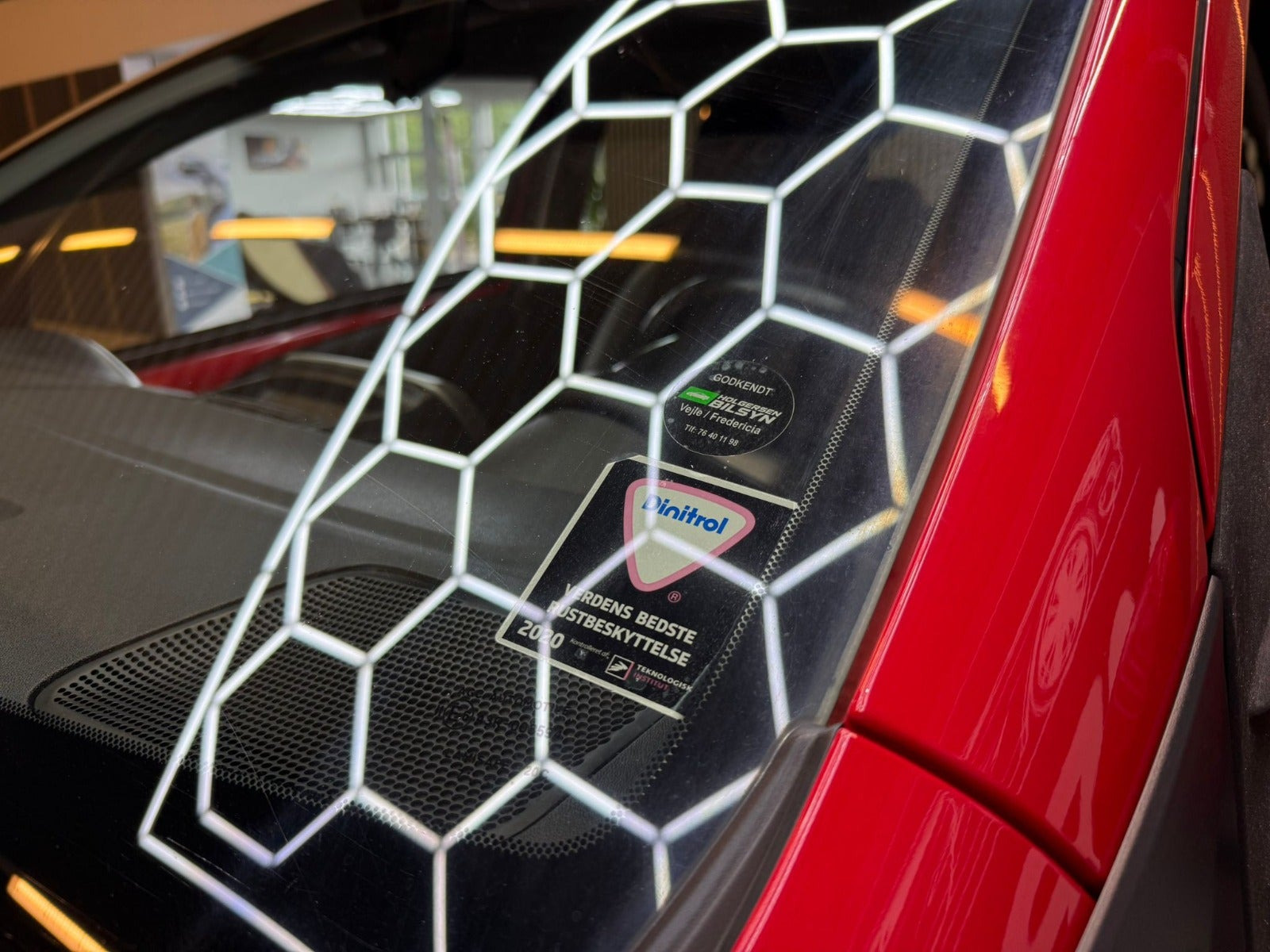 Rød Toyota Aygo fra 2015
