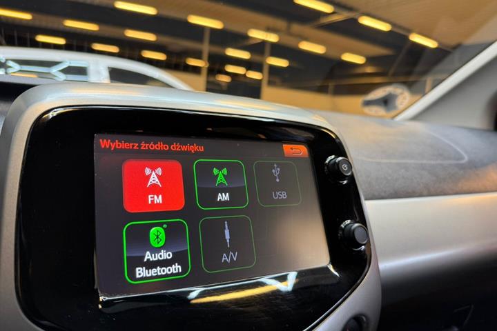 Rød Toyota Aygo fra 2015