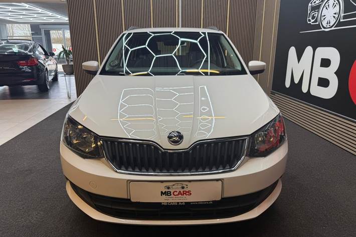 Hvid Skoda Fabia fra 2018