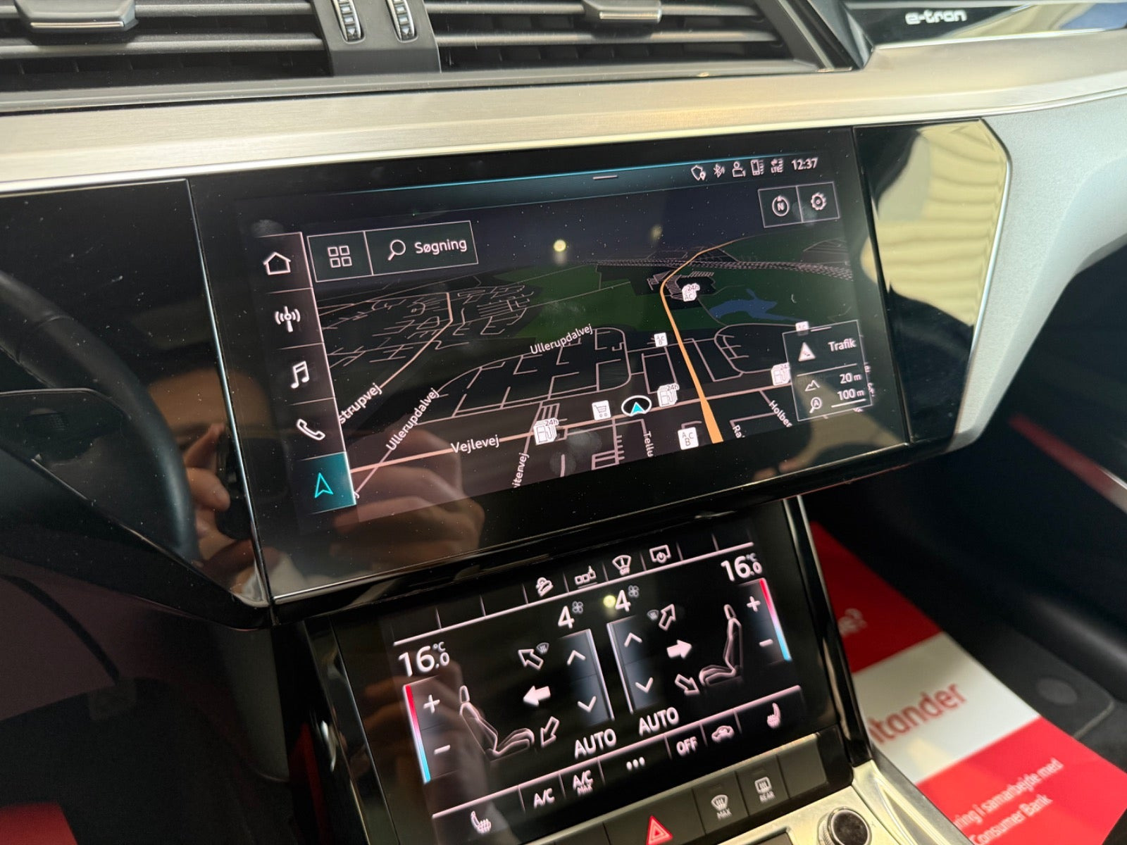 Sort Audi e-tron fra 2019