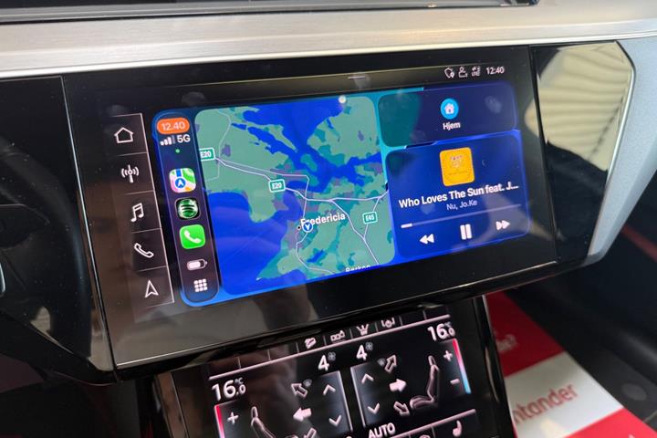 Sort Audi e-tron fra 2019