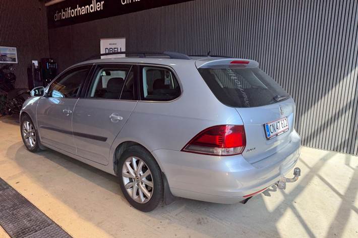 Sølv VW Golf VI fra 2011