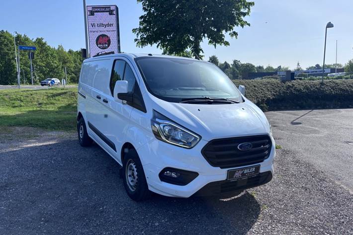 Hvid Ford Transit Custom 320 L1 fra 2018