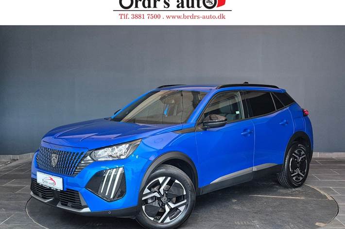 Blå Peugeot 2008 fra 2024