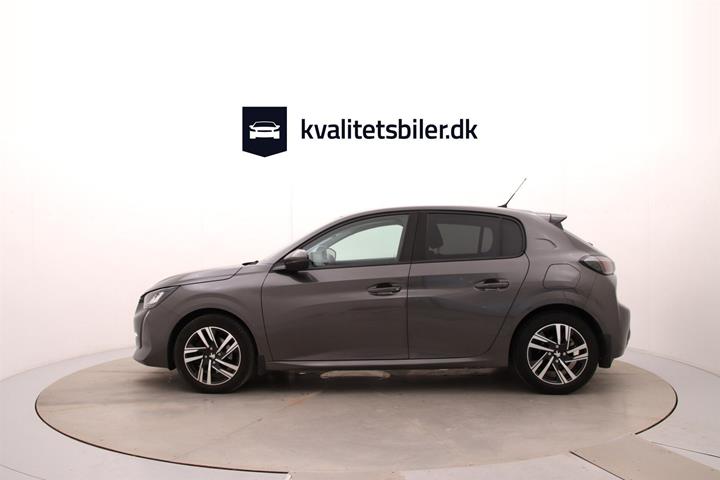 Grå Peugeot 208 fra 2021