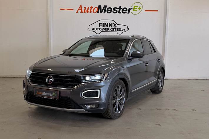 Grå VW T-Roc fra 2018