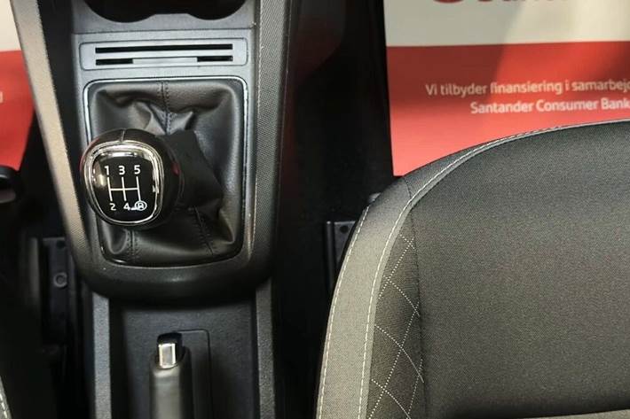 Grå Skoda Fabia fra 2020
