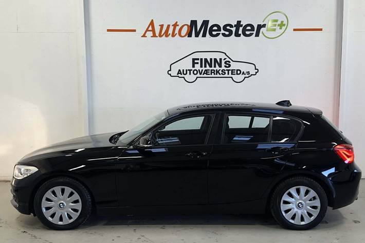 Sort BMW 116d fra 2017