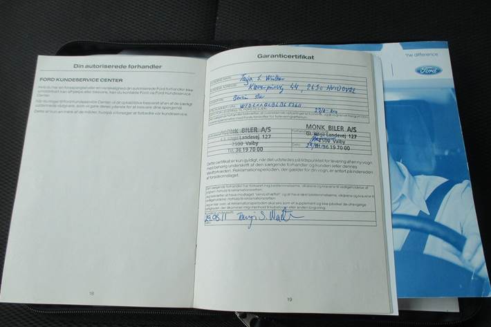 Sort Ford Focus fra 2011