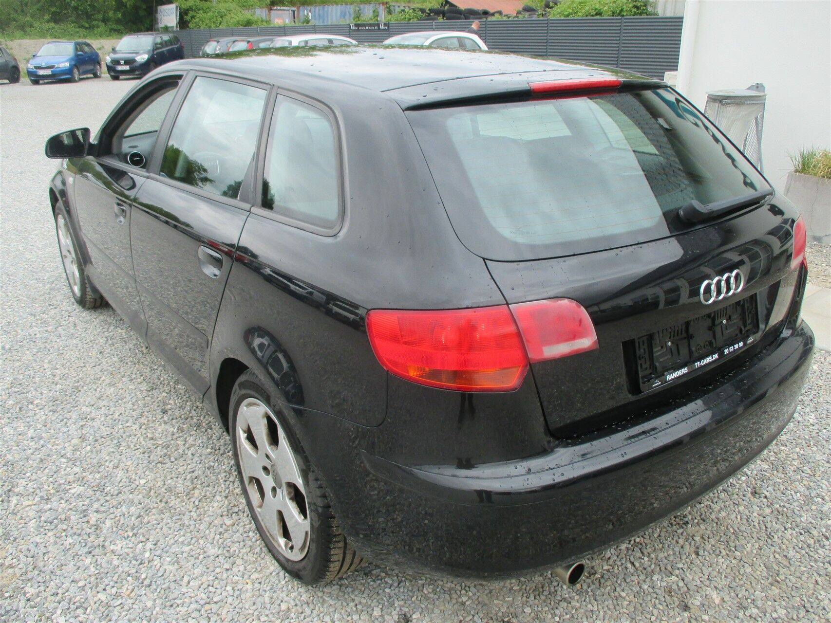 Sort Audi A3 fra 2007
