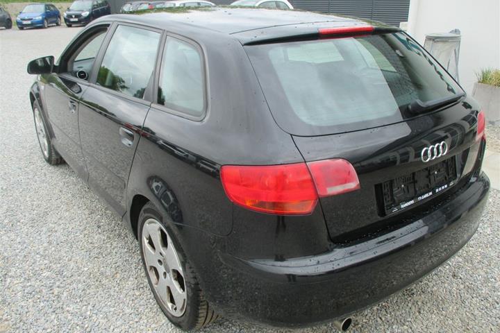 Sort Audi A3 fra 2007