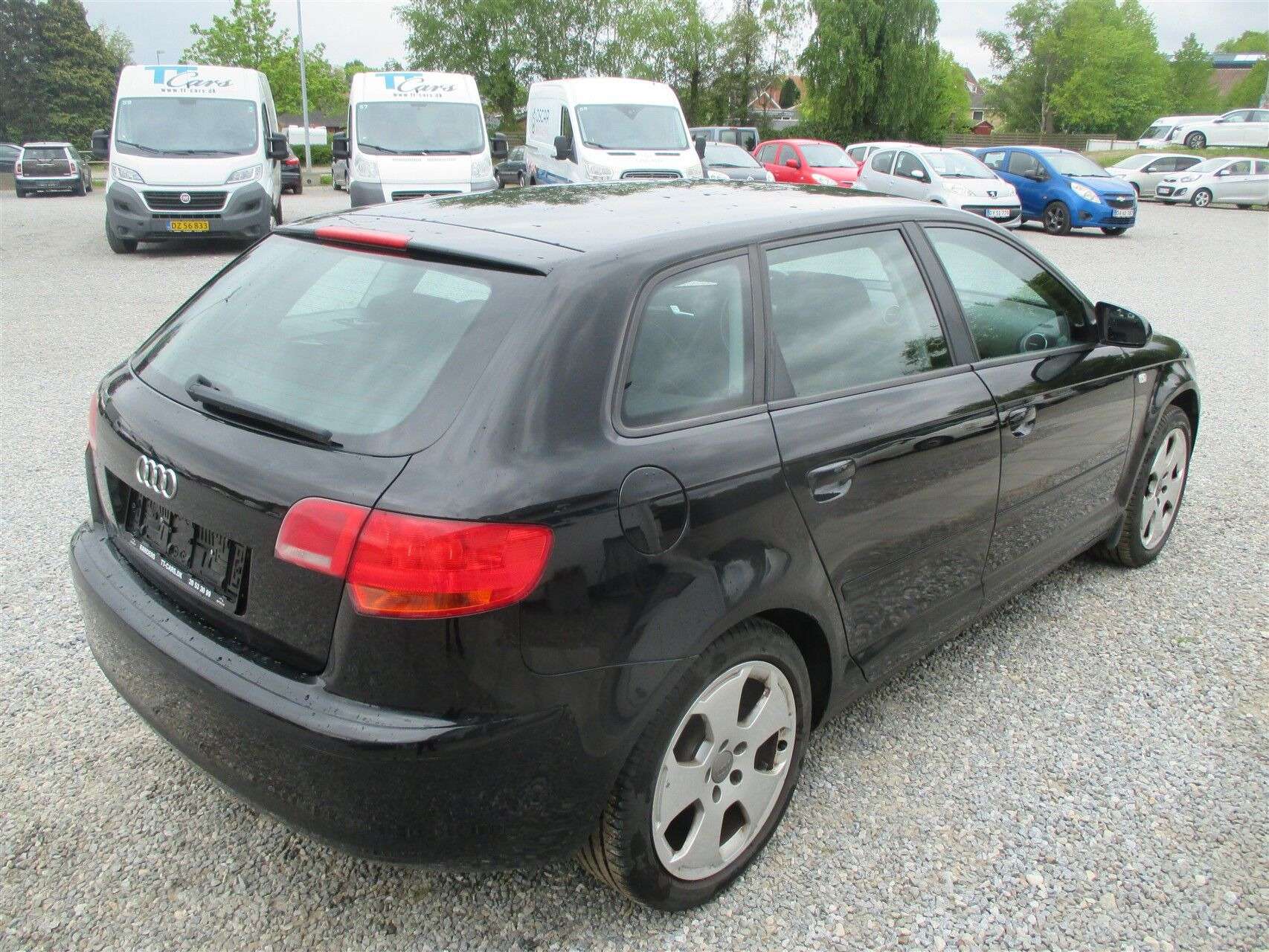 Sort Audi A3 fra 2007