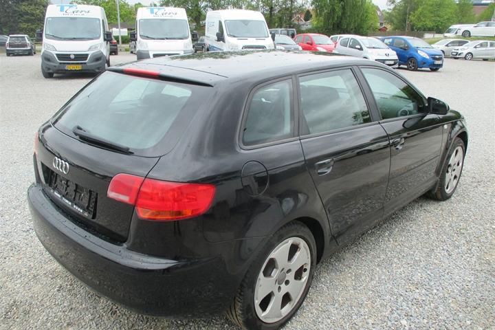 Sort Audi A3 fra 2007