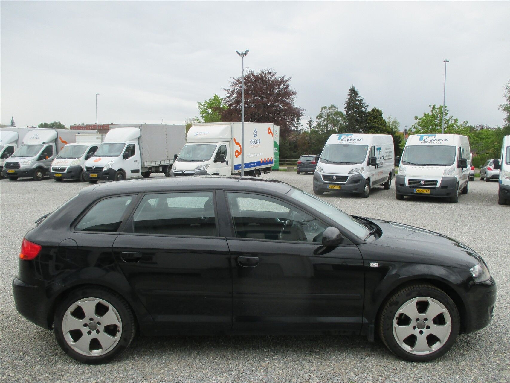 Sort Audi A3 fra 2007