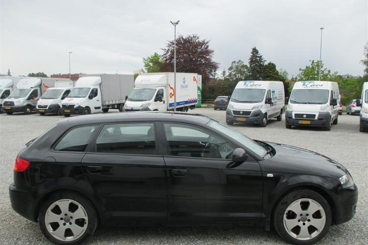 Sort Audi A3 fra 2007