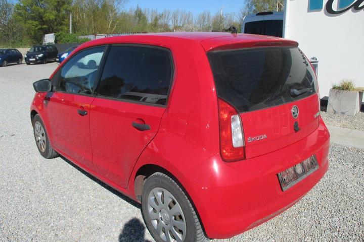 Rød Skoda Citigo fra 2015