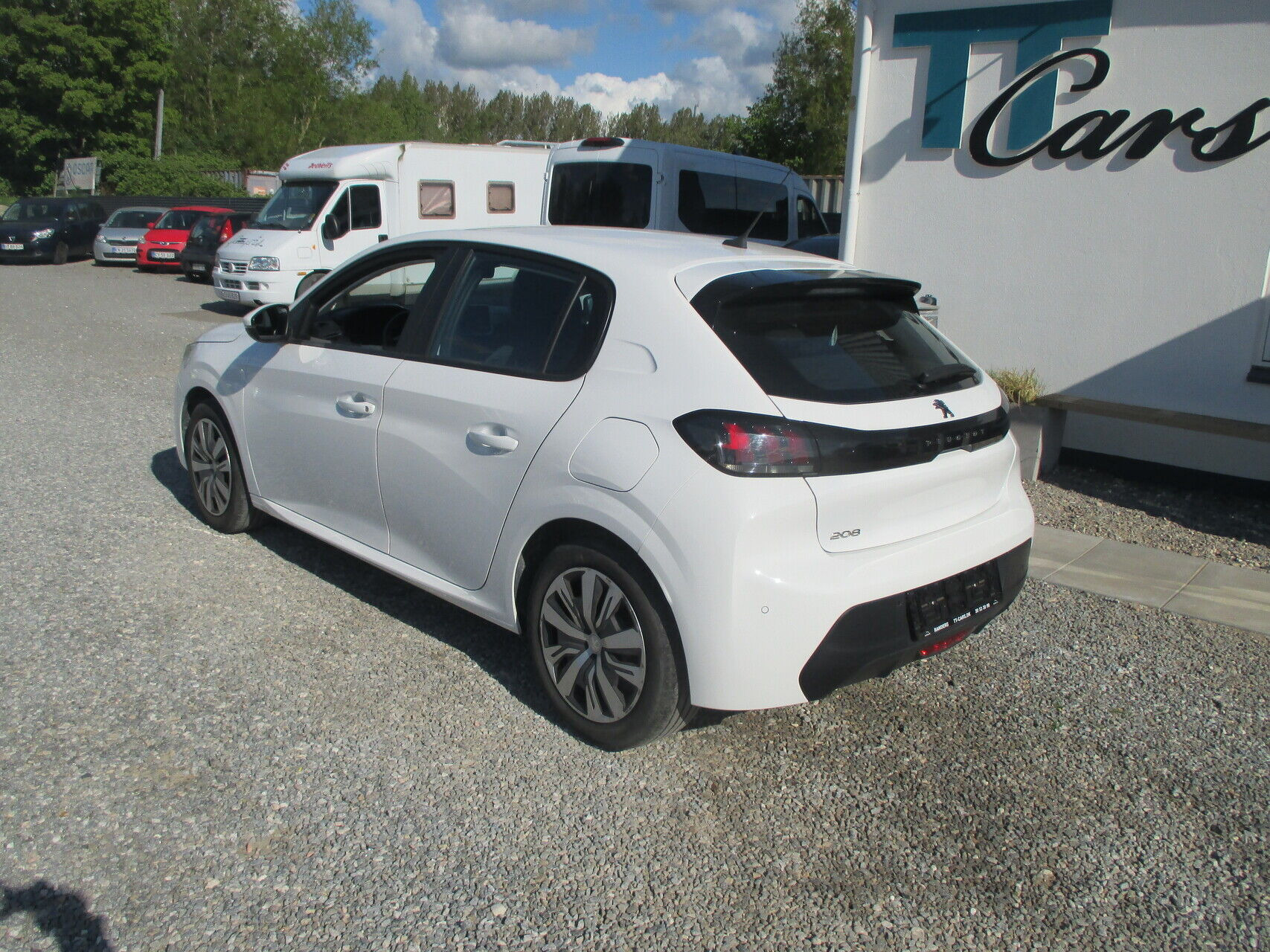Hvid Peugeot 208 fra 2020