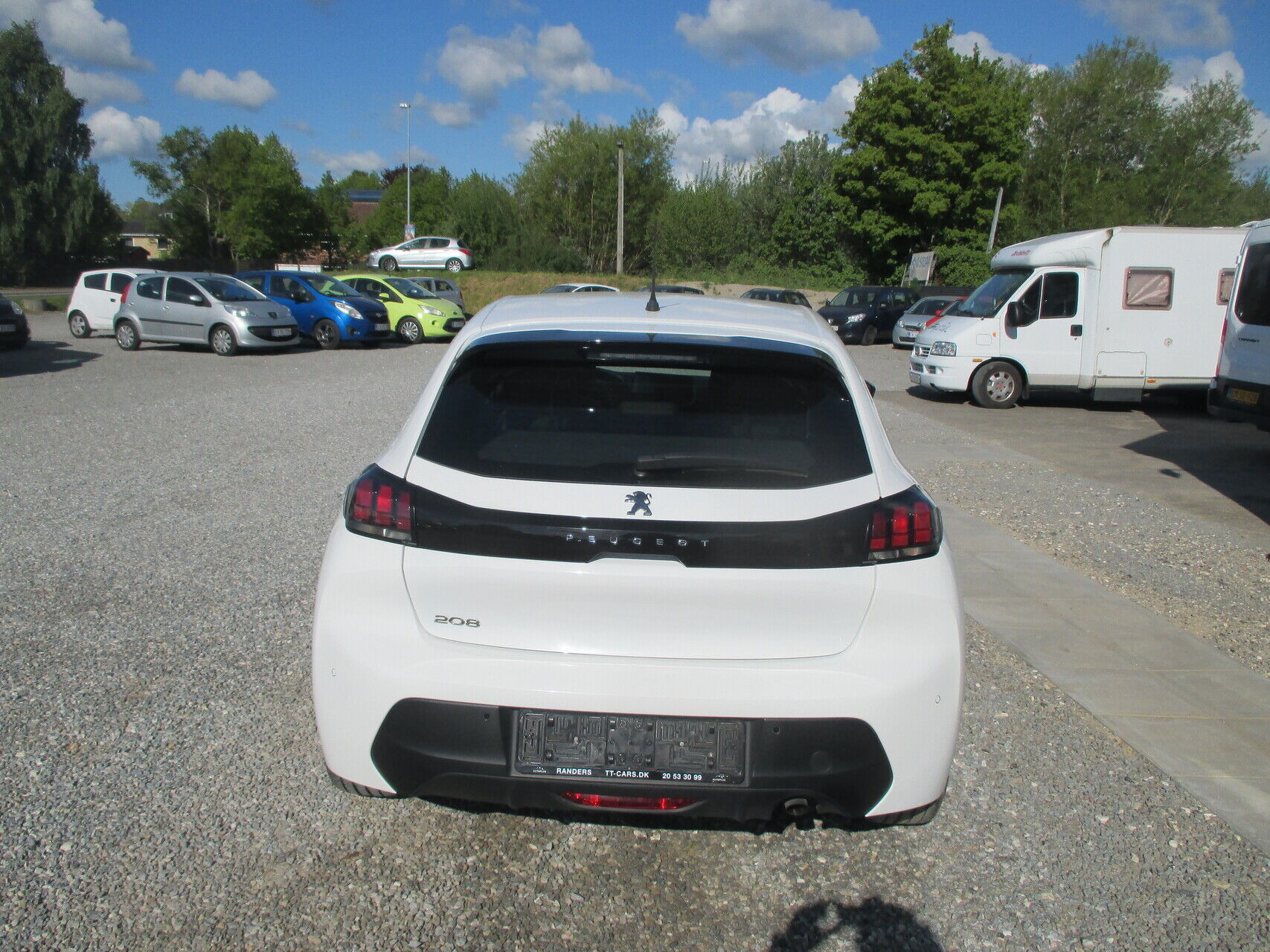 Hvid Peugeot 208 fra 2020