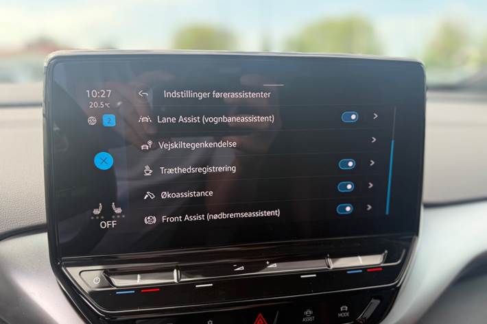 Hvid VW ID.4 fra 2021