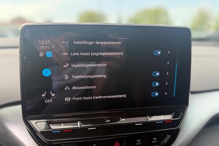 Hvid VW ID.4 fra 2021