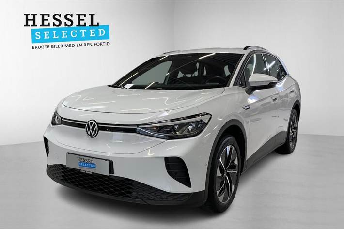 Hvid VW ID.4 fra 2023 set udefra