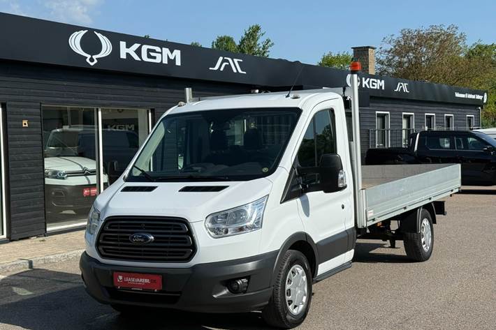 Hvid Ford Transit 350 L3 Chassis fra 2019
