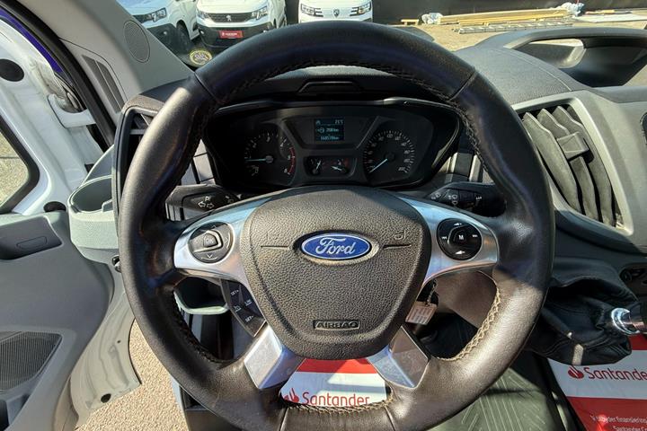 Hvid Ford Transit 350 L3 Chassis fra 2019