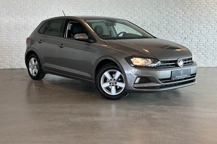 Grå VW Polo fra 2020