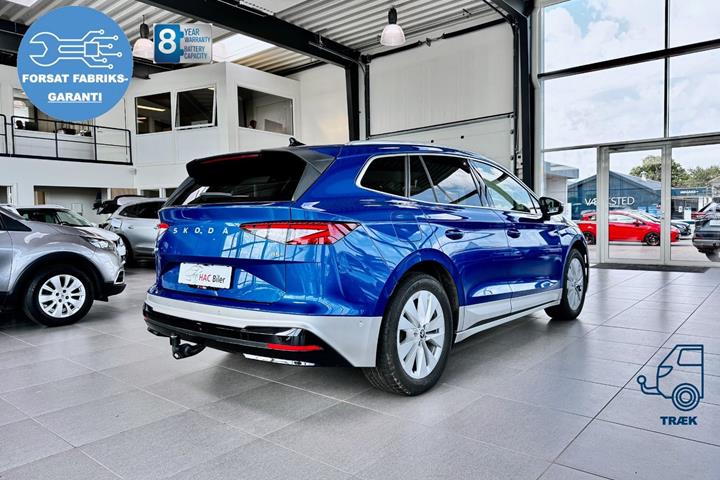 Blå Skoda Enyaq fra 2026
