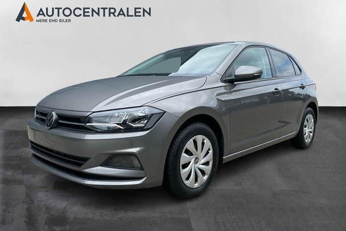 Grå VW Polo fra 2021