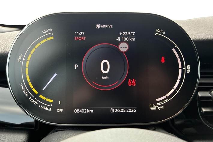 Sølv Mini Cooper SE fra 2023