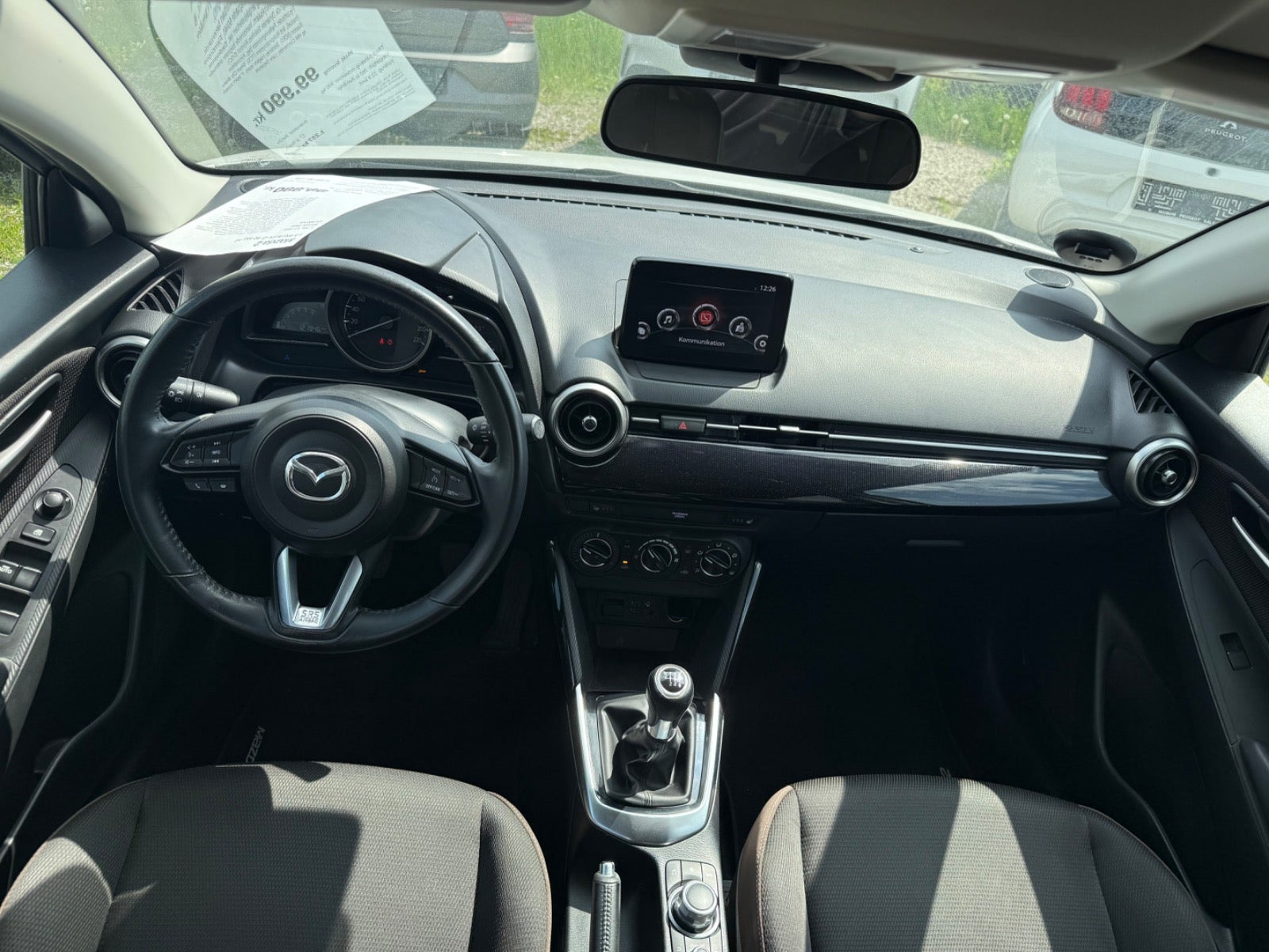 Hvid Mazda 2 fra 2020