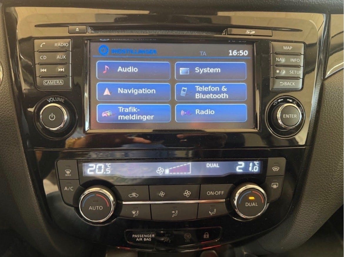 Grå Nissan Qashqai fra 2017