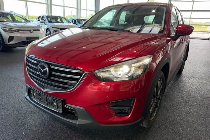 Rød Mazda CX-5 fra 2015
