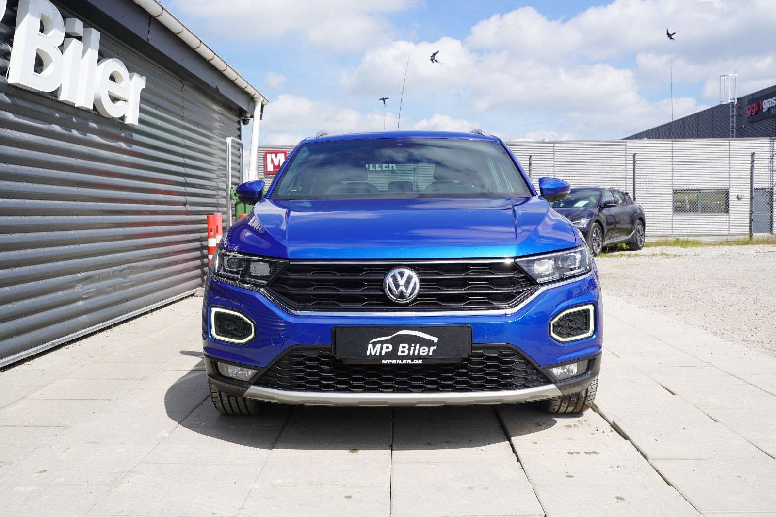 Blå VW T-Roc fra 2019