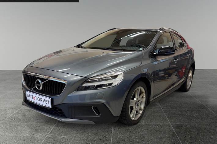 Blå Volvo V40 CC fra 2019 set udefra