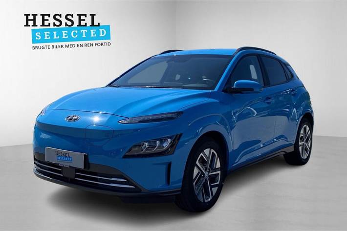 Blå Hyundai Kona fra 2022