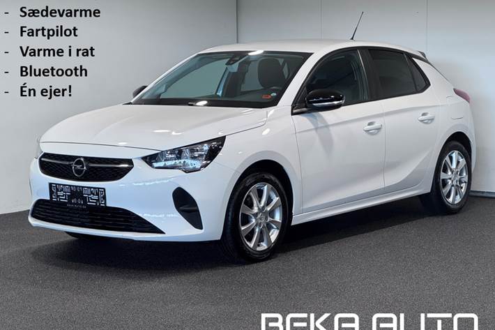 Hvid Opel Corsa fra 2021