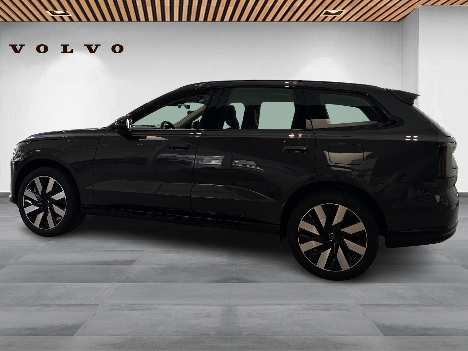 Grå Volvo EX90 fra 2025