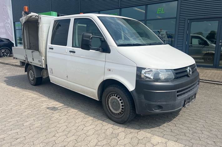 Hvid VW Transporter fra 2013