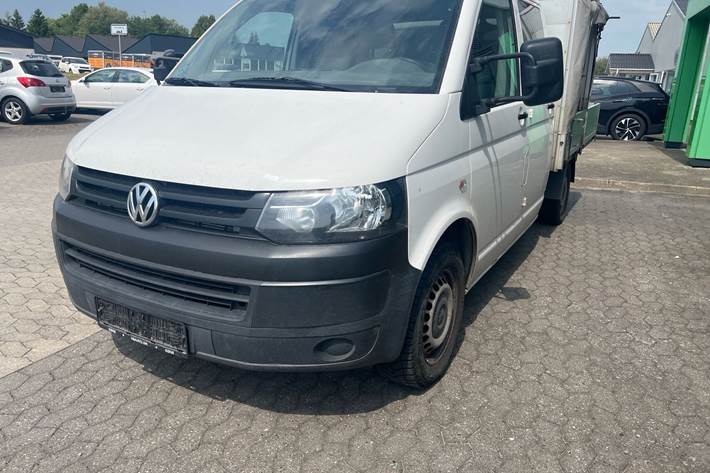 Hvid VW Transporter fra 2013