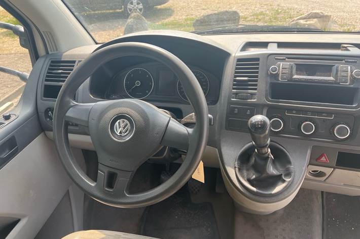 Hvid VW Transporter fra 2013