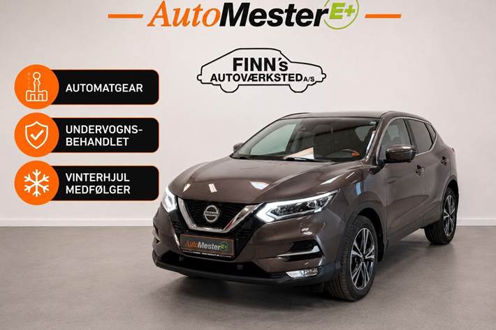 Brun Nissan Qashqai fra 2019 set udefra