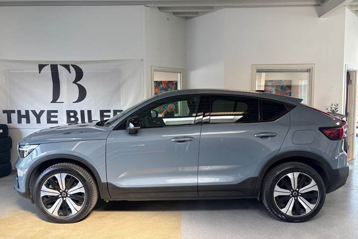 Grå Volvo C40 fra 2023