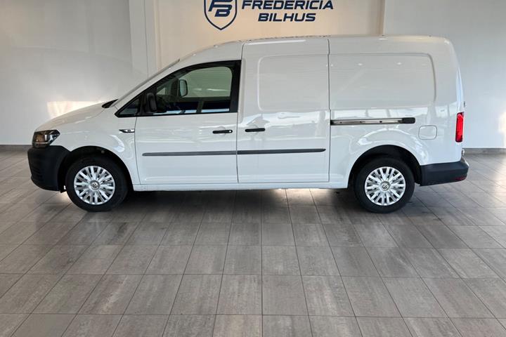 Hvid VW Caddy Maxi fra 2017