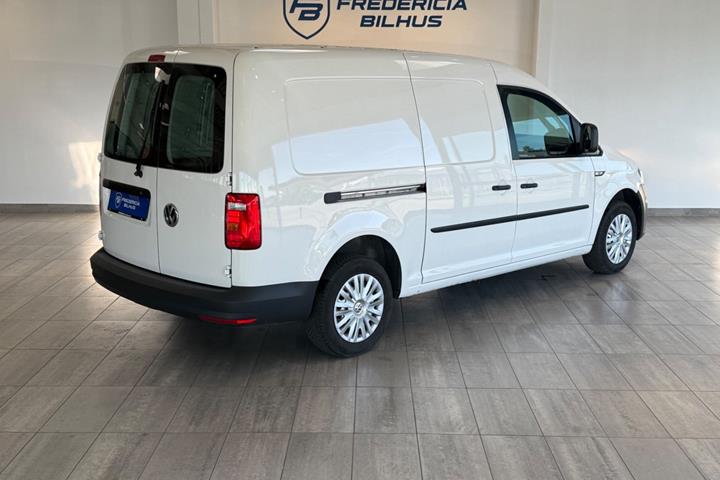 Hvid VW Caddy Maxi fra 2017