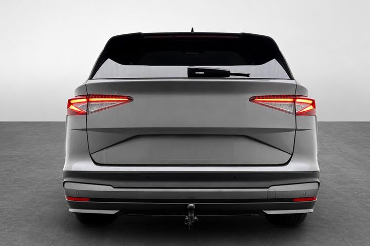 Grå Skoda Enyaq fra 2025