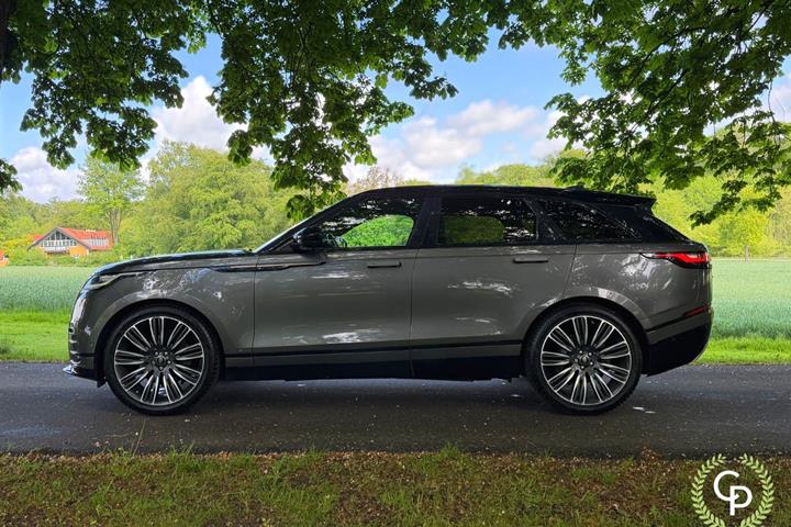 Grå Land Rover Range Rover Velar fra 2018