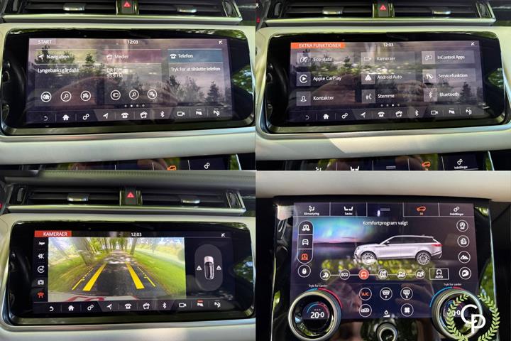 Grå Land Rover Range Rover Velar fra 2018
